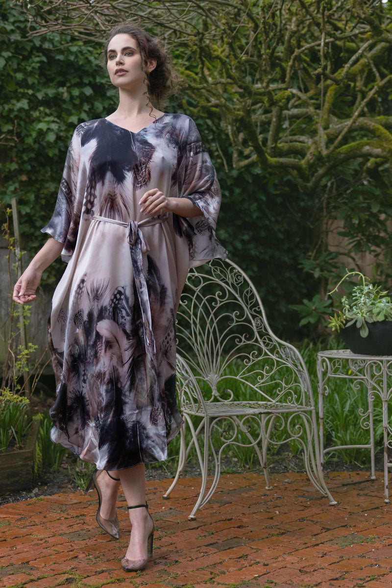 Sanctuary Caftan - Christine Silk Lingerie & Loungewear