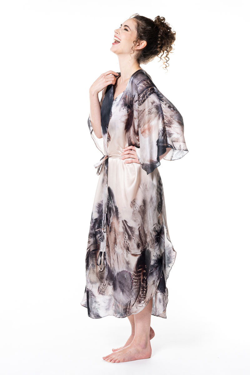 Sanctuary Caftan - Christine Silk Lingerie & Loungewear
