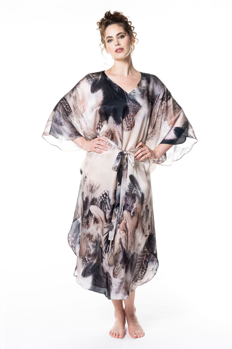 Sanctuary Caftan - Christine Silk Lingerie & Loungewear