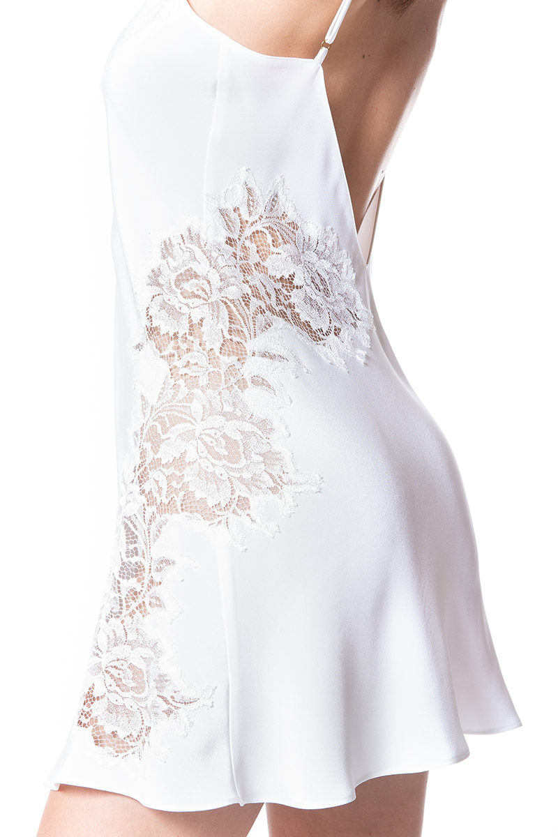 Goddess Luxe Crepe Chemise - Christine Silk Lingerie & Loungewear