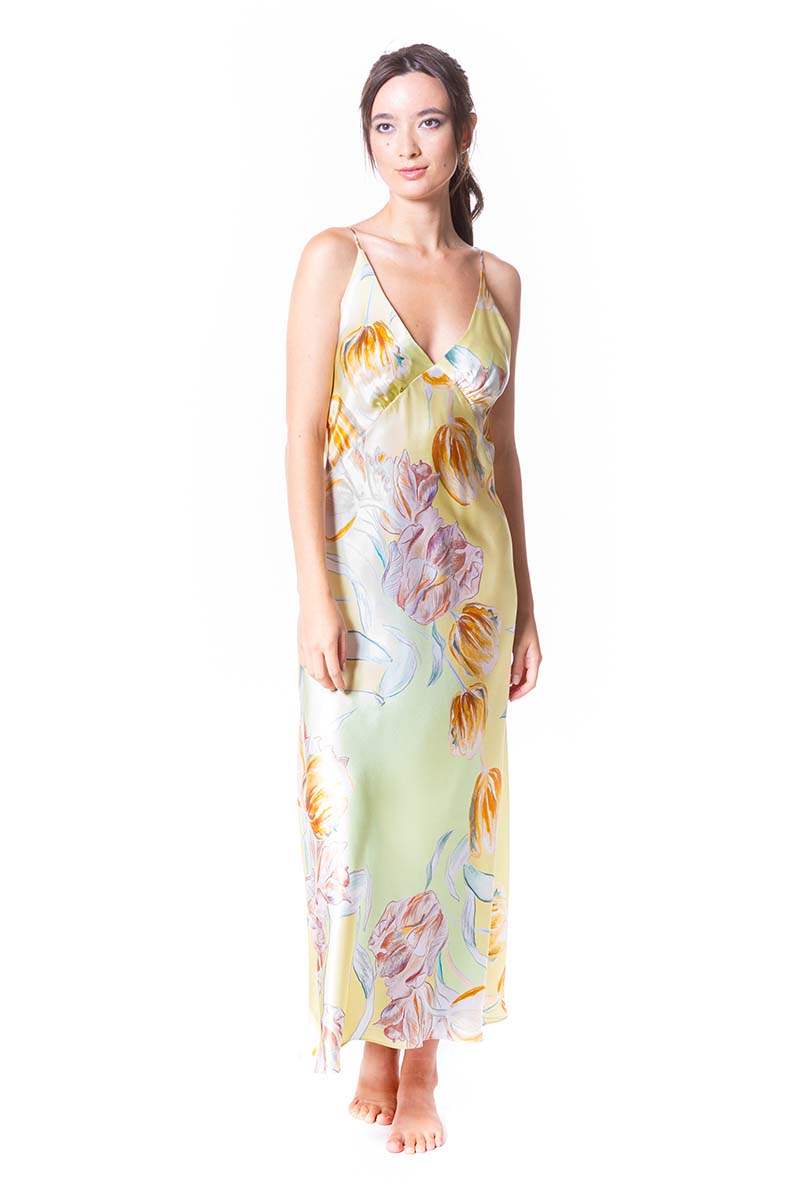 Avignon Gown - Christine Silk Lingerie & Loungewear