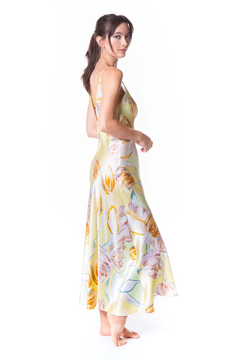Avignon Gown - Christine Silk Lingerie & Loungewear