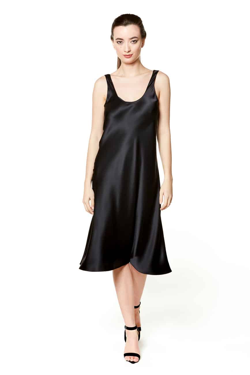 Willa Tank Gown - Christine Silk Lingerie & Loungewear