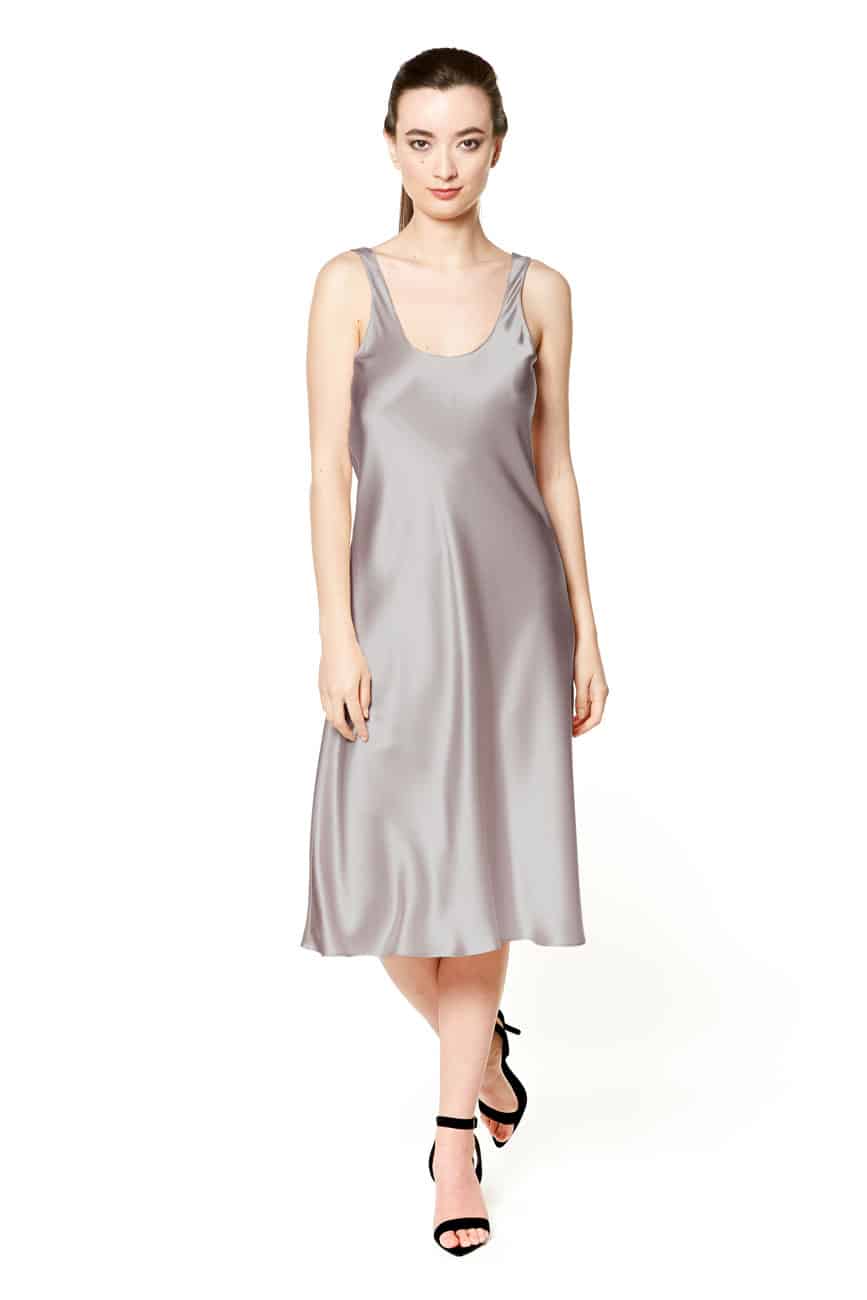 Willa Tank Gown - Christine Silk Lingerie & Loungewear