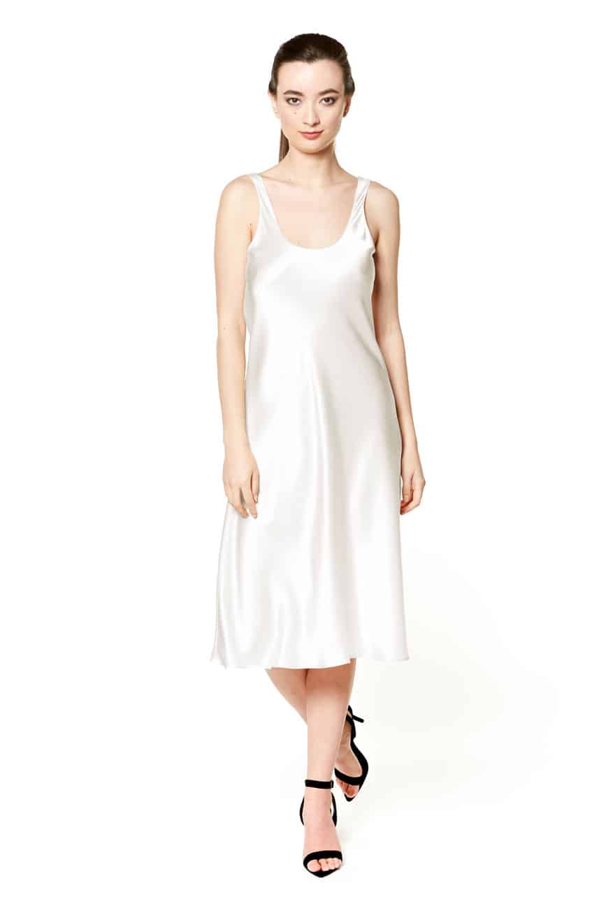 Willa Tank Gown - Christine Silk Lingerie & Loungewear