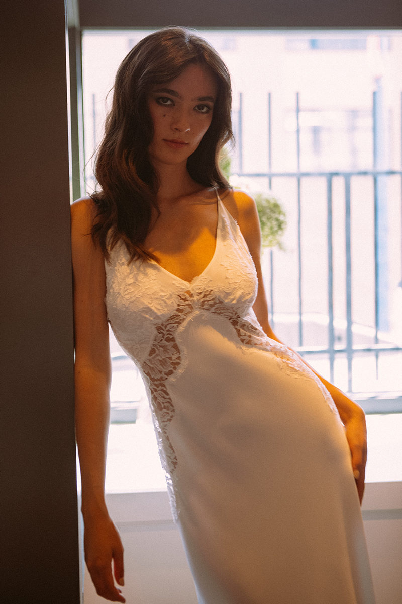 Goddess Luxe Crepe Gown - Christine Silk Lingerie & Loungewear