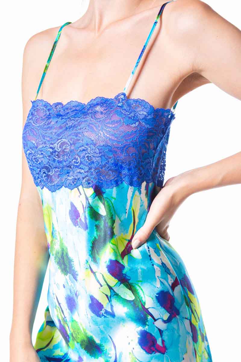 Seascape Gown - Christine Silk Lingerie & Loungewear