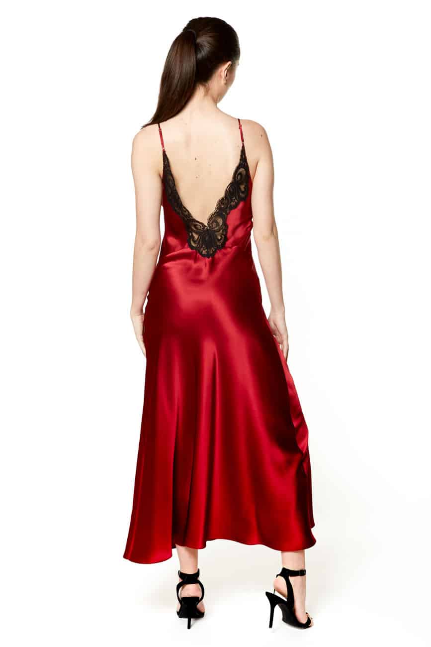 Valentina Slip Gown - Christine Silk Lingerie & Loungewear