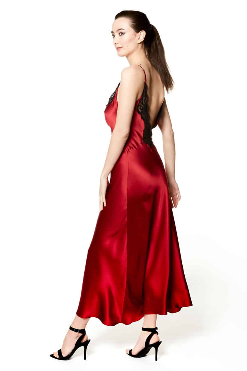 Valentina Slip Gown - Christine Silk Lingerie & Loungewear