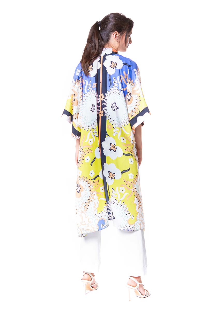Saint Tropez Kimono - Christine Silk Lingerie & Loungewear