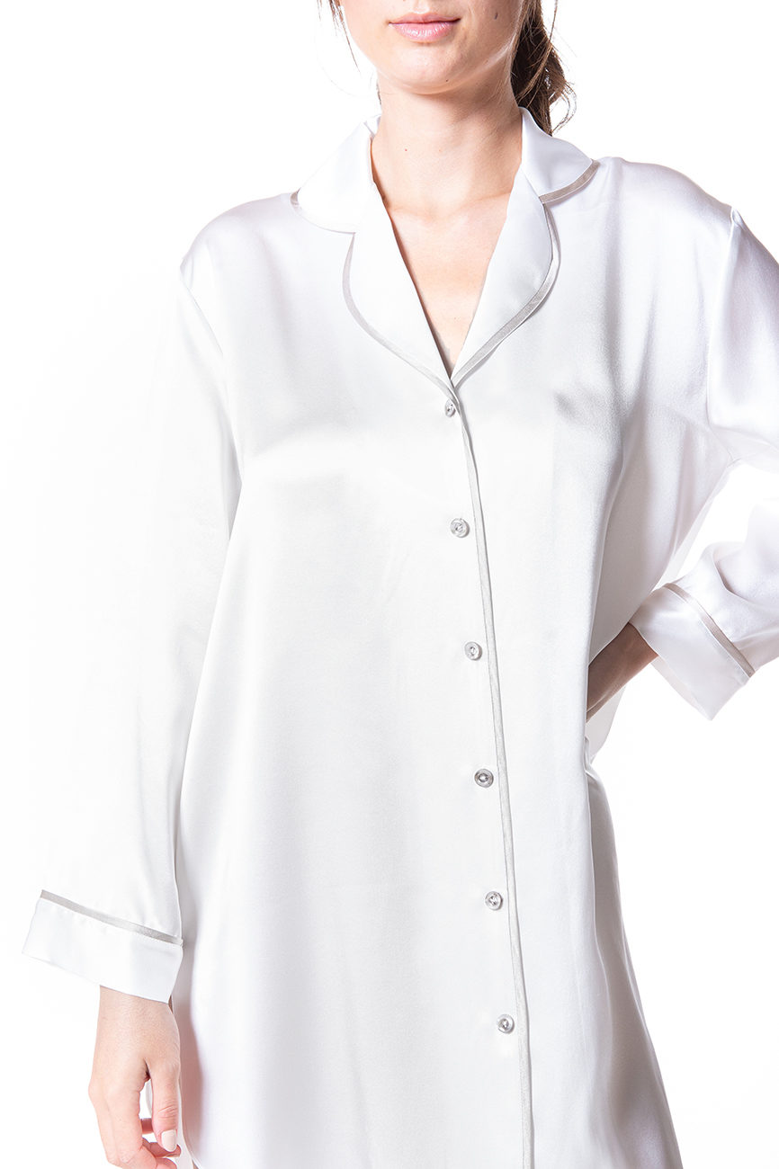 Chloe Nightshirt - Christine Silk Lingerie & Loungewear