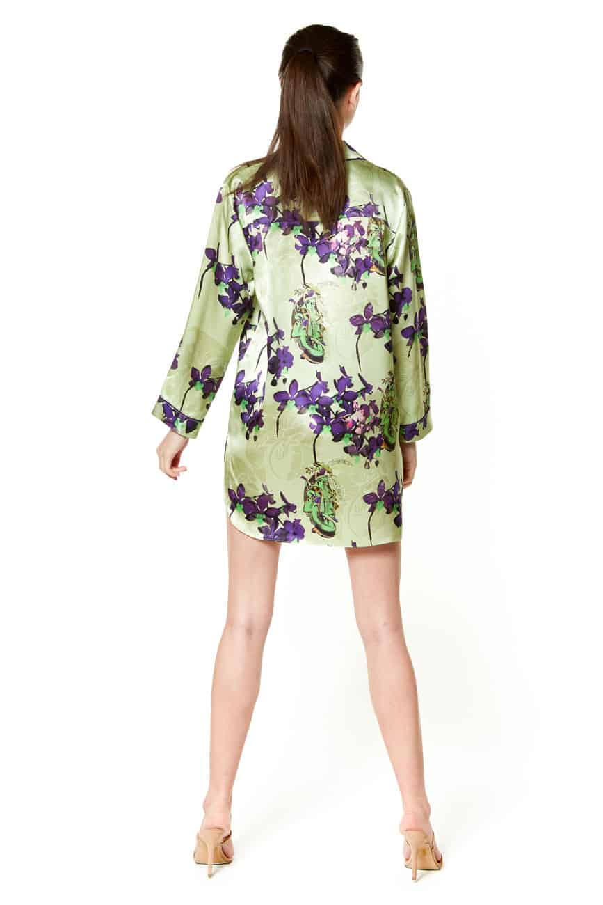 Pagoda Nightshirt - Christine Silk Lingerie & Loungewear