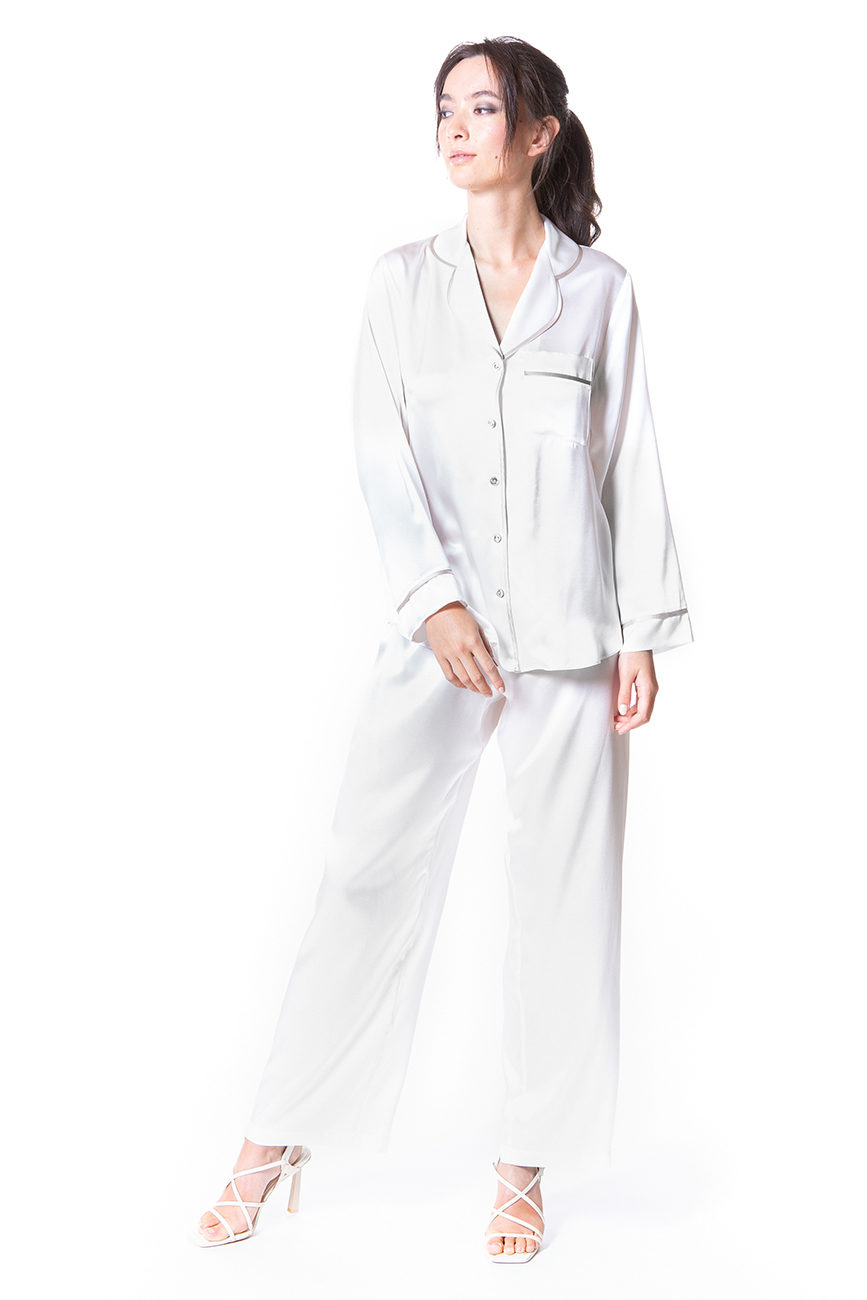 Chloe Pajama - Christine Silk Lingerie & Loungewear