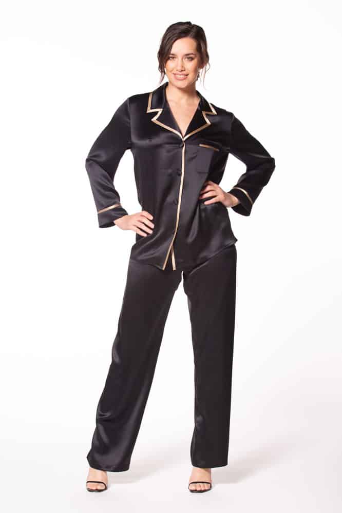 Christine best sale silk pajamas