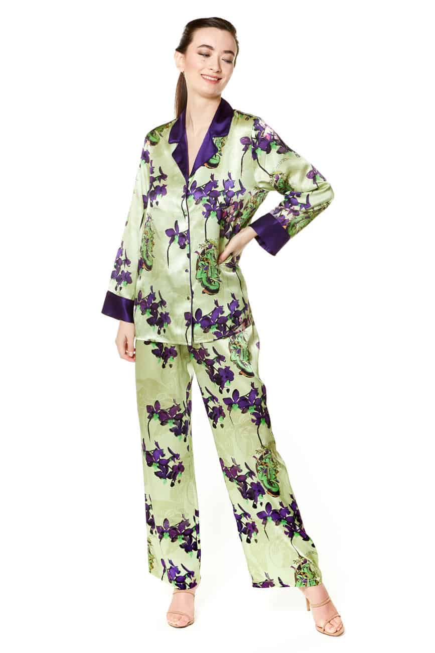 Pagoda Pajama - Christine Silk Lingerie & Loungewear
