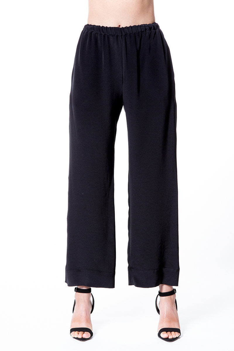 Luxe Crepe Lounge Pant - Christine Silk Lingerie & Loungewear