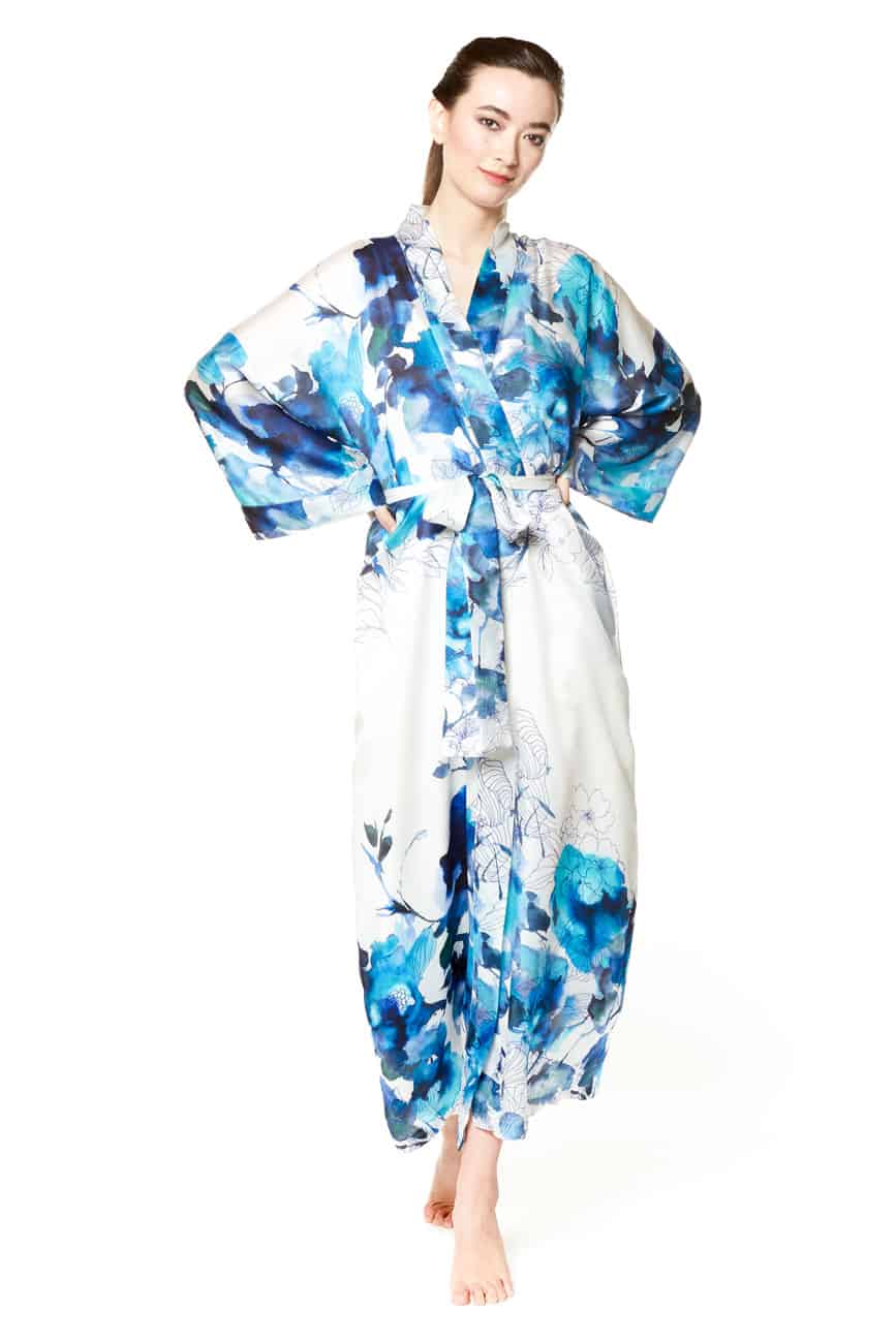 Blue Hawaii Long Robe