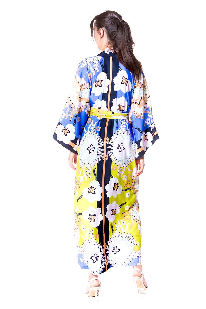 Saint Tropez Long Robe - Christine Silk Lingerie & Loungewear