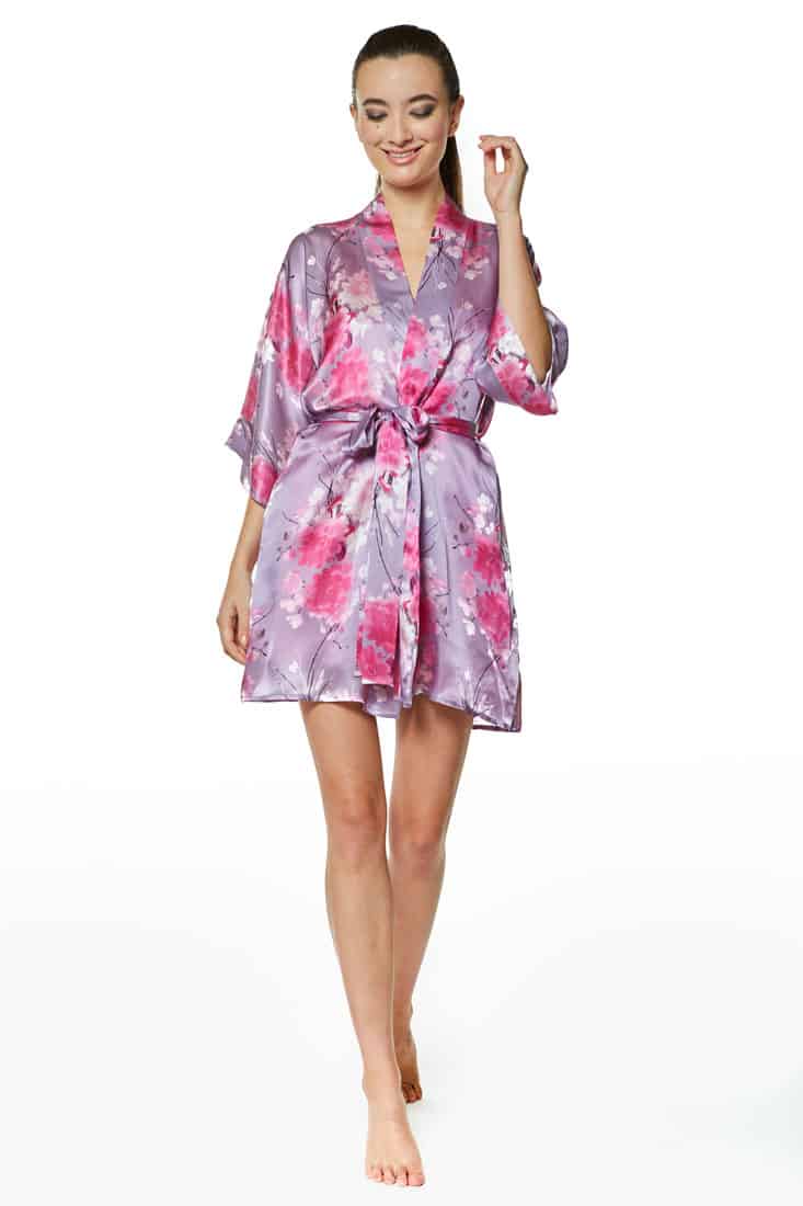 Spring Posy Short Robe