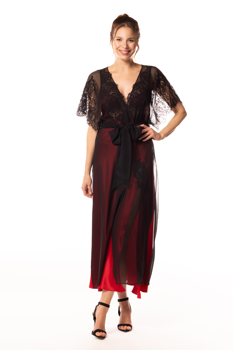Diva Inferno Long Chiffon Wrap