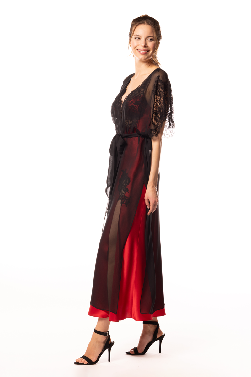 Diva Inferno Long Chiffon Wrap