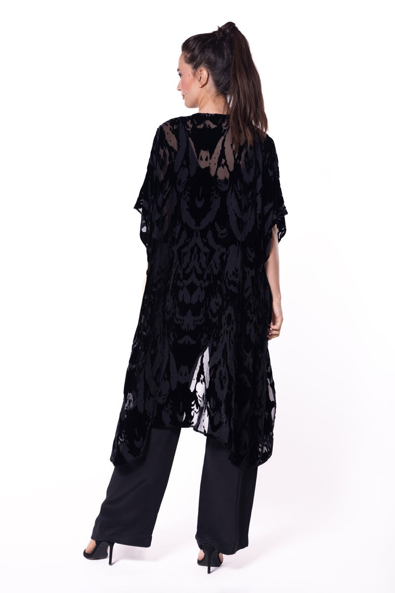 Brigitte Black Label Velvet Kimono