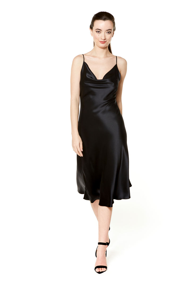 Celine Draped Front Gown