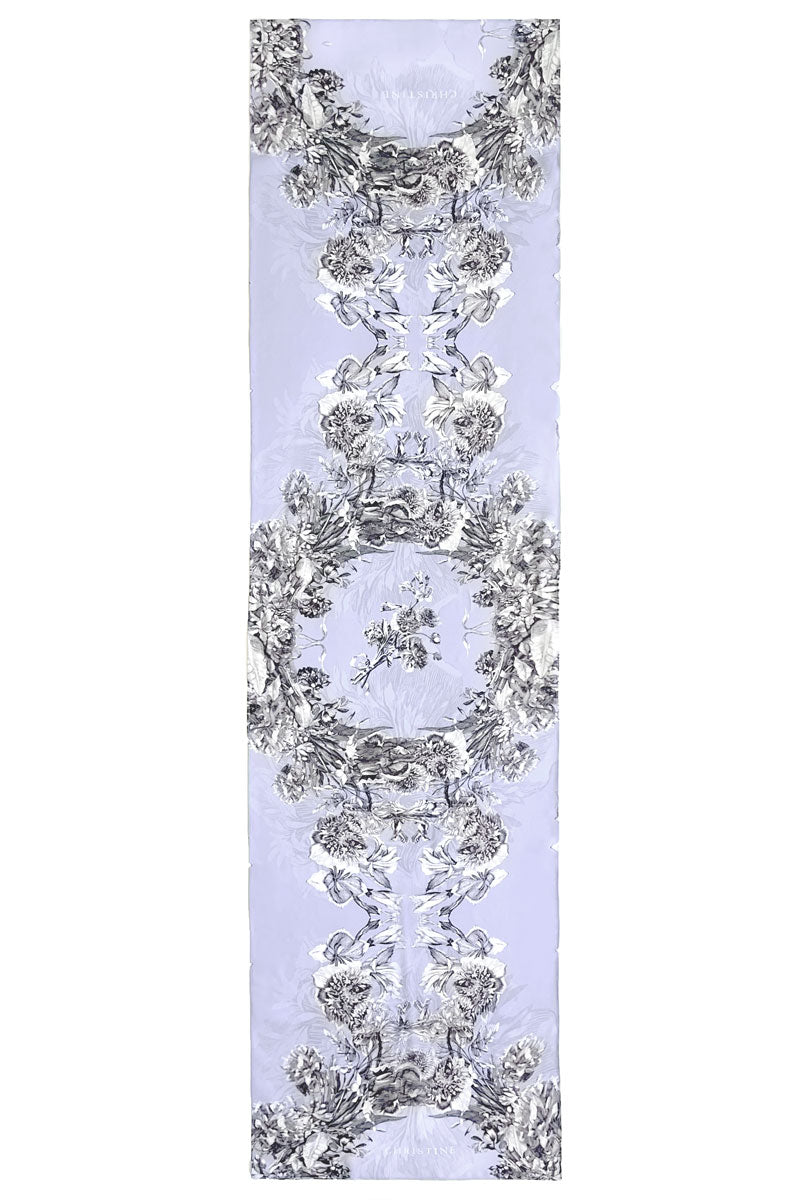 Gatsby Toile Georgette Rectangle Scarf