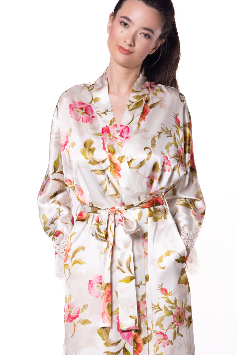 Gazebo Print Long Robe