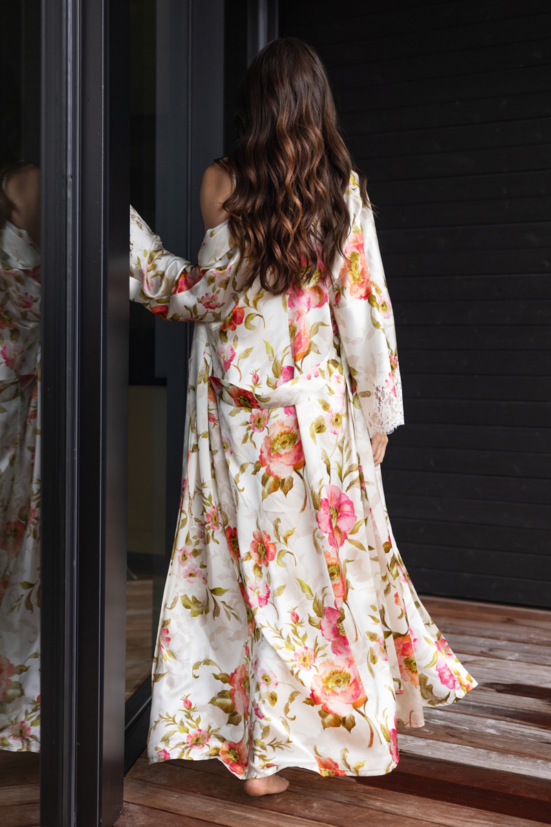 Gazebo Print Long Robe