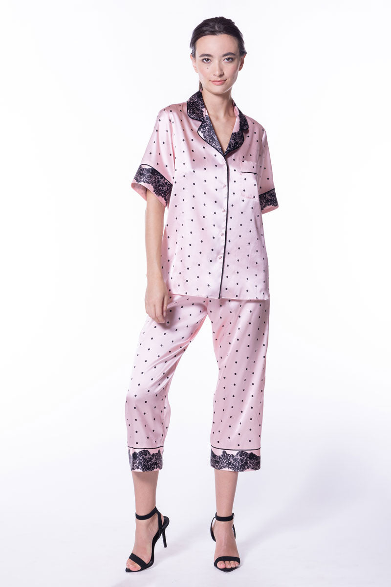 Amelie Print Cropped Pajama